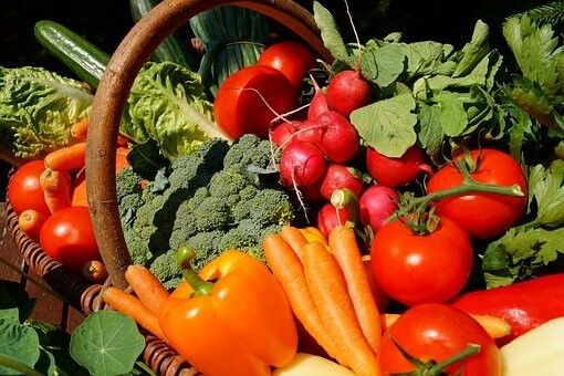 Summer garden bounty